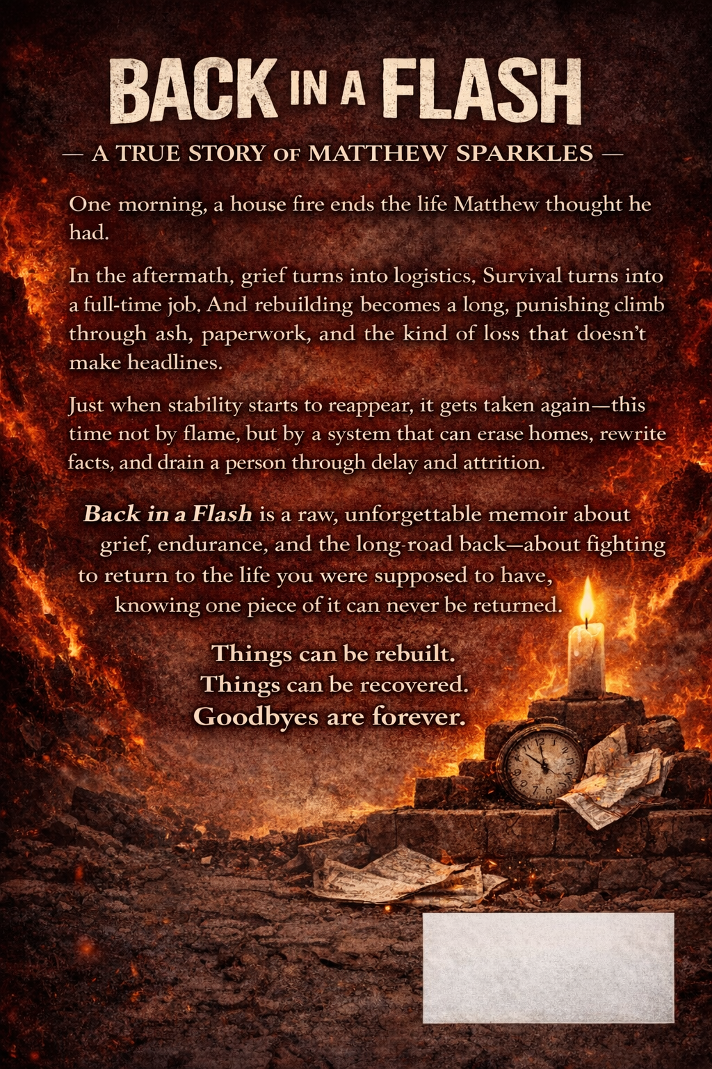 Back in a Flash back cover